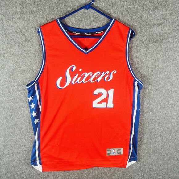 Fanatics Jersey Women's Size L Joel Embiid Philadelphia 76ers‎ Fast Break - Picture 1 of 8
